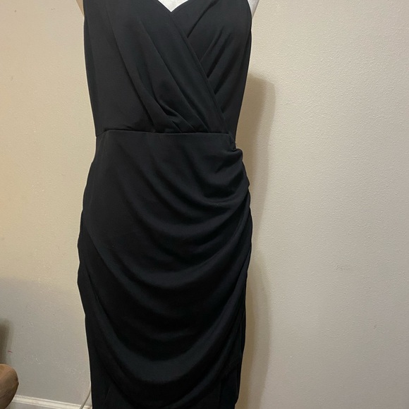 GRACE KARIN Large Women's Black Cocktail Dress with Spaghetti Straps - Picture 2 of 5